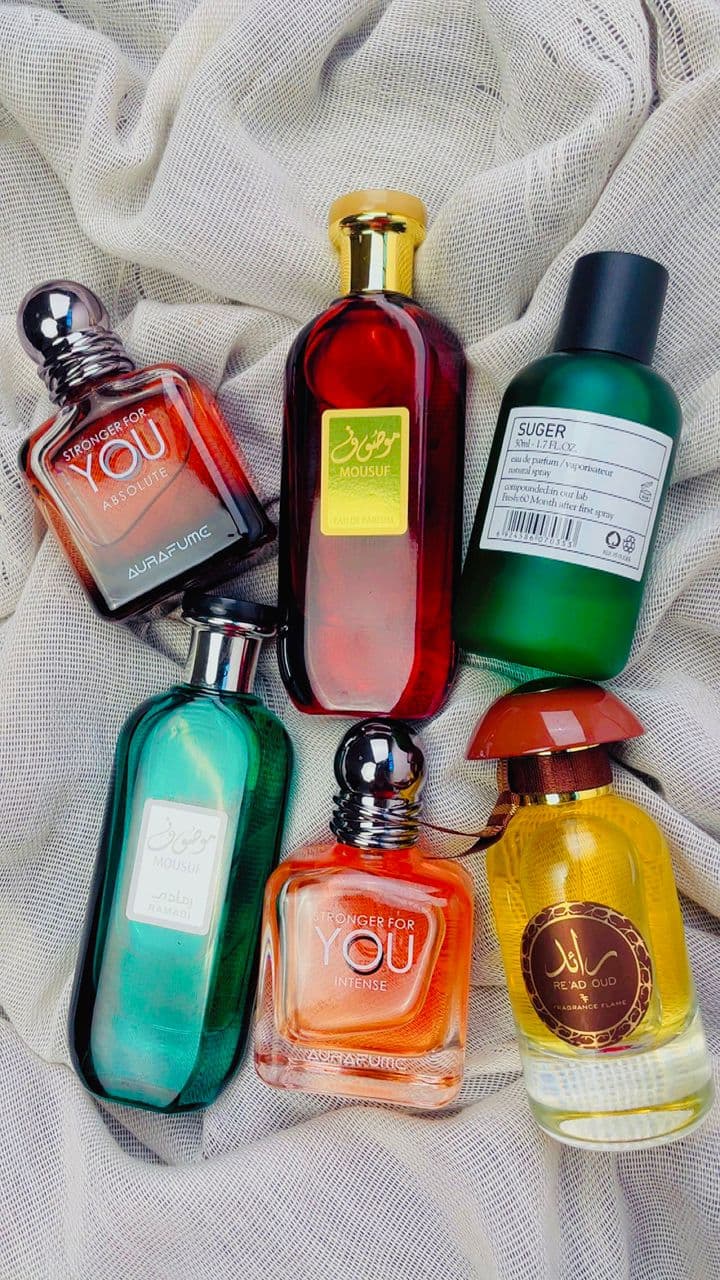 A selection of AuraFume fragrances available wholesale